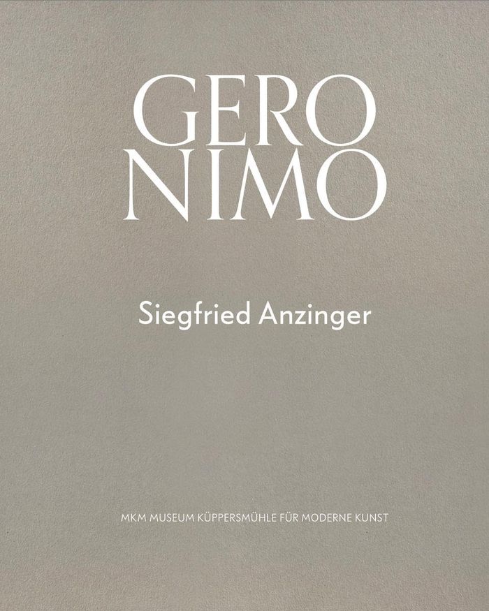 Couverture du livre « SIEGFRIED ANZINGER GERONIMO /ANGLAIS/ALLEMAND » de Xxx, librairie Les Contes Infusés à Corte