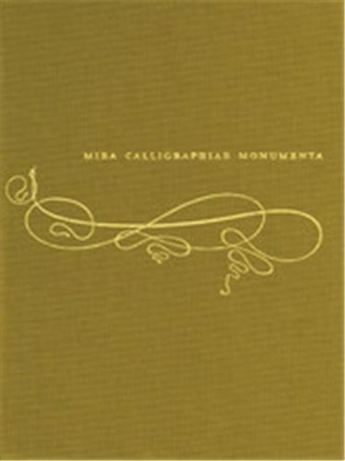 Couverture du livre « MIRA CALLIGRAPHIAE MONUMENTA /ALLEMAND », librairie Les Contes Infusés à Corte