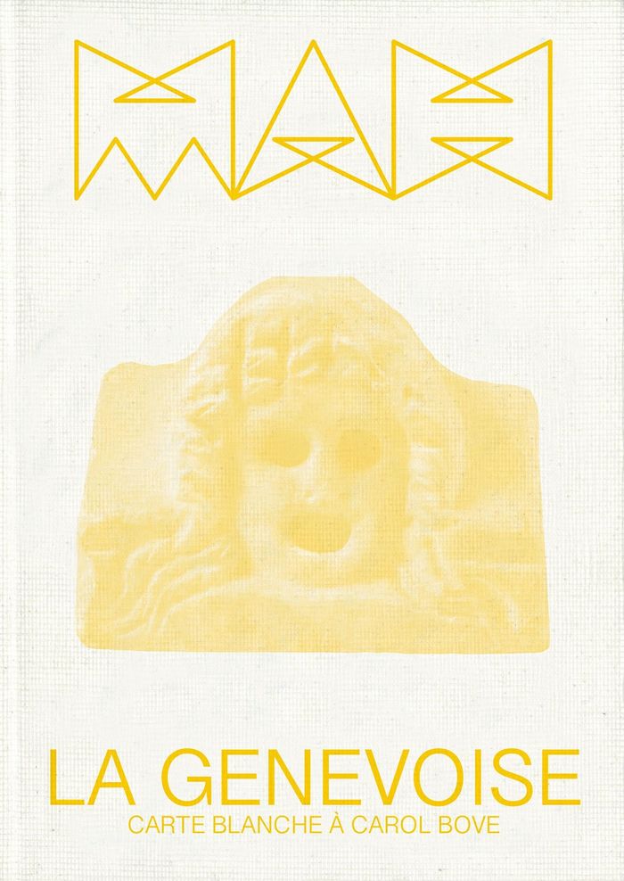 Couverture du livre « LA GENEVOISE CARTE BLANCHE A CAROL BOVE /FRANCAIS » de Marc-Olivier Wahler, librairie Les Contes Infusés à Corte