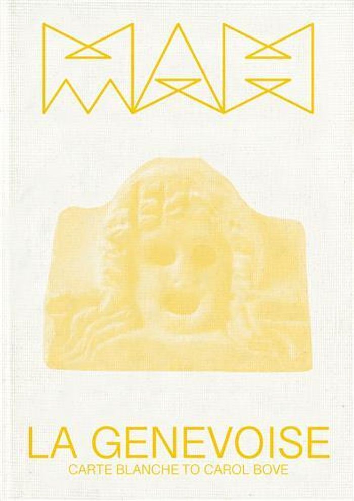 Couverture du livre « LA GENEVOISE CARTE BLANCHE TO CAROL BOVE /ANGLAIS » de Marc-Olivier Wahler, librairie Les Contes Infusés à Corte