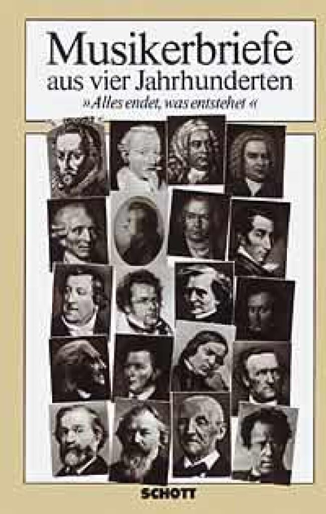 Couverture du livre « MUSIKERBRIEFE AUS VIER JAHRHUNDERTEN LIVRE SUR LA MUSIQUE » de Wetzstein Margot, librairie Les Contes Infusés à Corte