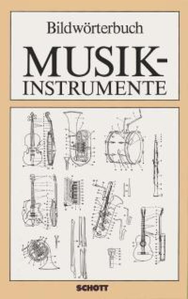 Couverture du livre « BILDWOERTERBUCH MUSIKINSTR. LIVRE SUR LA MUSIQUE » de Maersch Klaus, librairie Les Contes Infusés à Corte