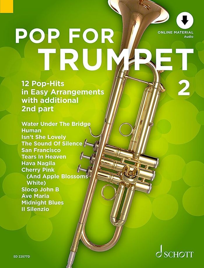 Couverture du livre « POP FOR TRUMPET - VOL. 2 - POP FOR TRUMPET 2 - 12 POP-HITS IN EASY ARRANGEMENTS. VOL. 2. 1-2 TRUMPET » de Uwe Bye, librairie Les Contes Infusés à Corte