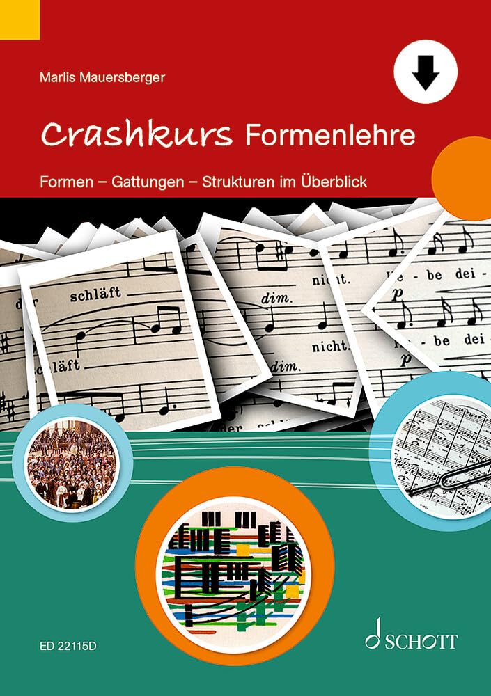 Couverture du livre « CRASHKURSE - CRASHKURS FORMENLEHRE - FORMEN - GATTUNGEN - STRUKTUREN IM UBERBLICK » de Marlis Mauersberger, librairie Les Contes Infusés à Corte