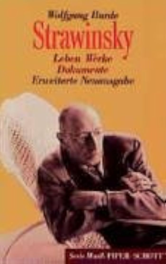 Couverture du livre « STRAWINSKY - LEBEN - WERKE - DOKUMENTE » de Wolfgang Burde, librairie Les Contes Infusés à Corte