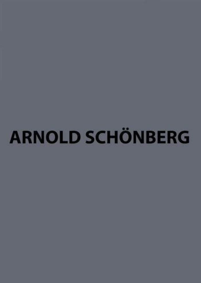 Couverture du livre « MELODRAMEN UND LIEDER MIT INSTRUMENTEN - PART I: PIERROT LUNAIRE, OP. 21. NOTES CRITIQUES. » de Arnold Schonberg, librairie Les Contes Infusés à Corte