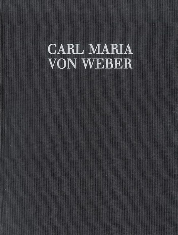 Couverture du livre « DER FREISCHUTZ - ROMANTIC OPERA IN THREE ACTS. WEV C.7. PARTITION. », librairie Les Contes Infusés à Corte