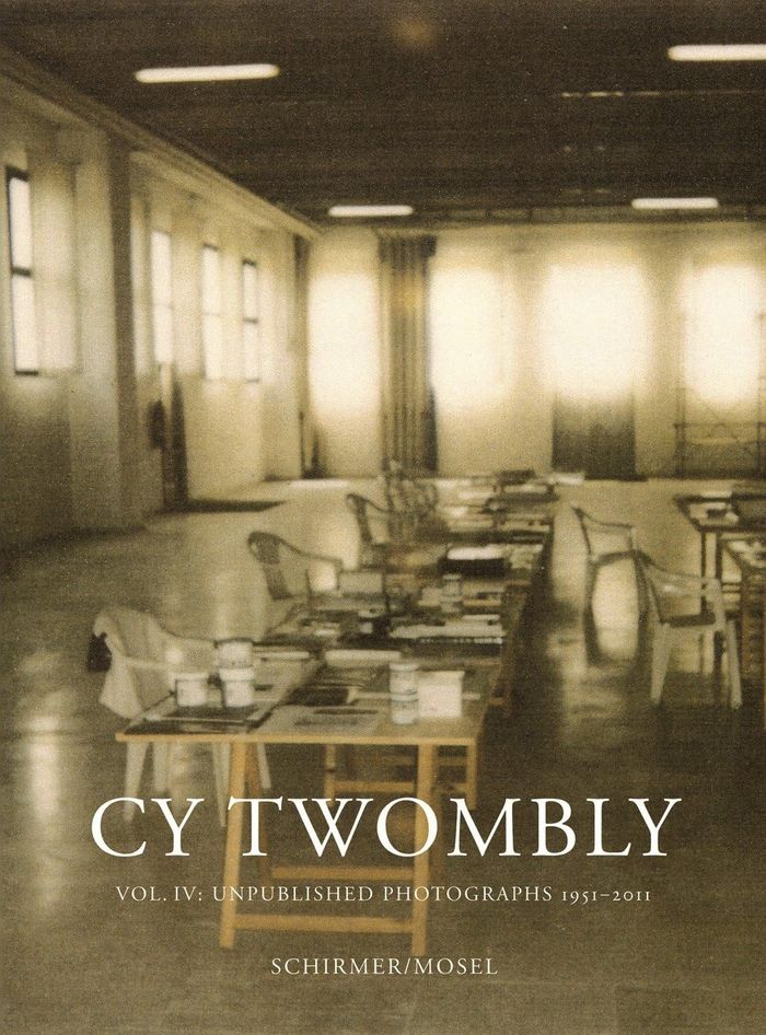 Couverture du livre « CY TWOMBLY UNPUBLISHED PHOTOGRAPHS 4 1951-2011 /ANGLAIS/ALLEMAND » de Cy Twombly, librairie Les Contes Infusés à Corte