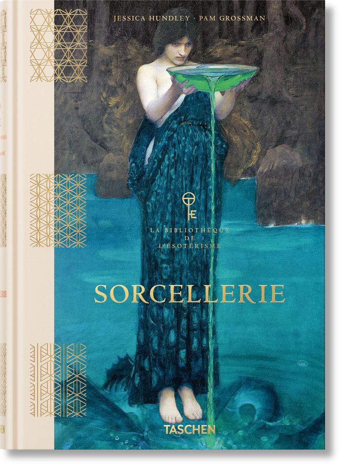 Couverture du livre « SORCELLERIE - LA BIBLIOTHEQUE DE L'ESOTERISME », librairie Les Contes Infusés à Corte