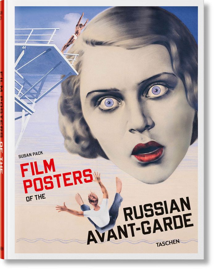 Couverture du livre « FILM POSTERS OF THE RUSSIAN AVANT-GARDE - EDITION MULTILINGUE » de Susan Pack, librairie Les Contes Infusés à Corte