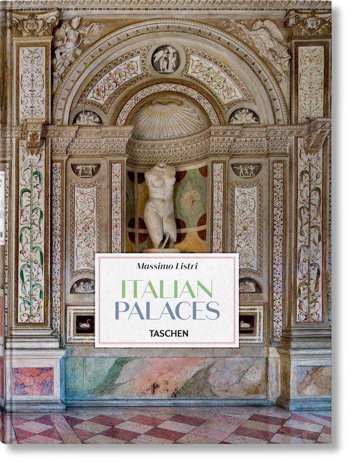 Couverture du livre « Italian palaces / Italienische paläste / Les palais italiens » de Listri Massimo, librairie Les Contes Infusés à Corte