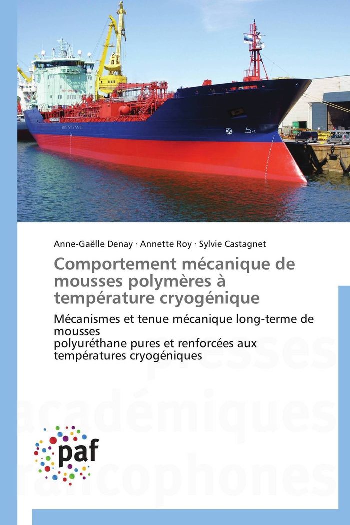 Couverture du livre « COMPORTEMENT MECANIQUE DE MOUSSES POLYMERES A TEMPERATURE CRYOGENIQUE » de Collectif, librairie Les Contes Infusés à Corte