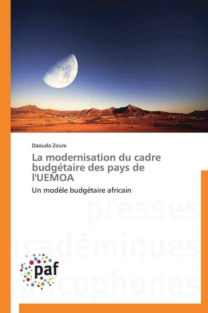 Couverture du livre « LA MODERNISATION DU CADRE BUDGETAIRE DES PAYS DE L'UEMOA », librairie Les Contes Infusés à Corte