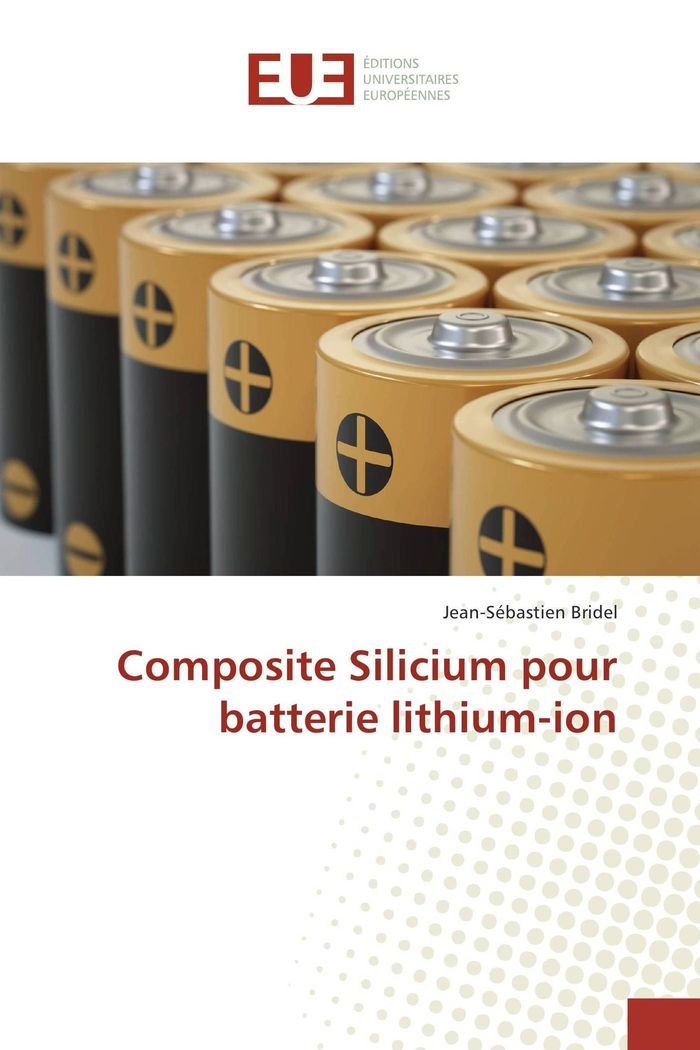 Couverture du livre « COMPOSITE SILICIUM POUR BATTERIE LITHIUM-ION », librairie Les Contes Infusés à Corte