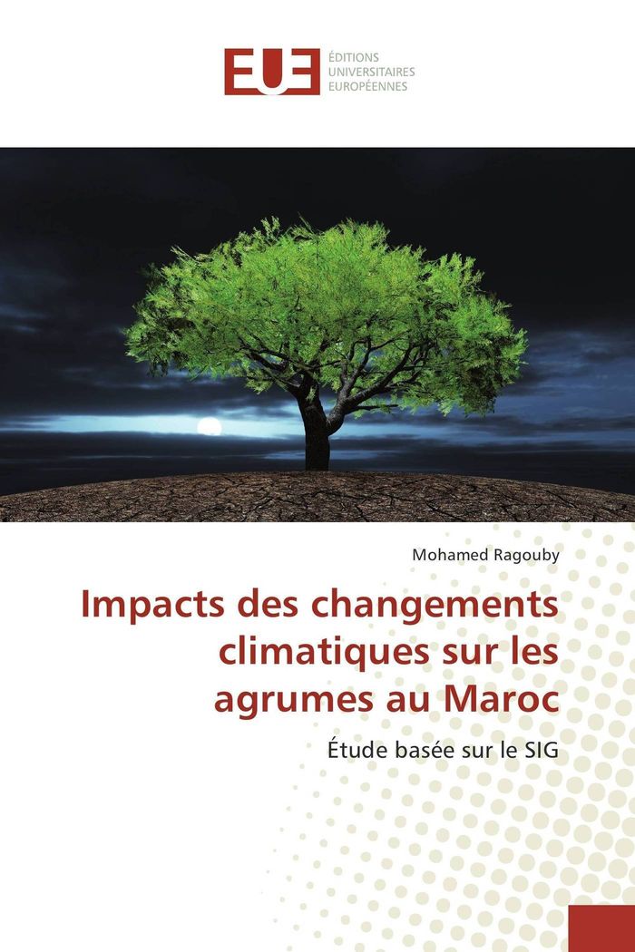 Couverture du livre « IMPACTS DES CHANGEMENTS CLIMATIQUES SUR LES AGRUMES AU MAROC » de Mohamed Ragouby, librairie Les Contes Infusés à Corte