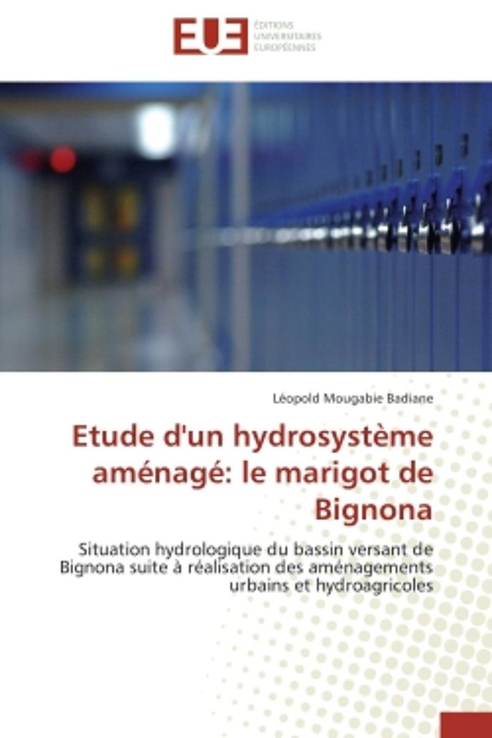 Couverture du livre « ETUDE D'UN HYDROSYSTEME AMENAGE: LE MARIGOT DE BIGNONA - SITUATION HYDROLOGIQUE DU BASSIN VERSANT DE » de Badiane L M., librairie Les Contes Infusés à Corte