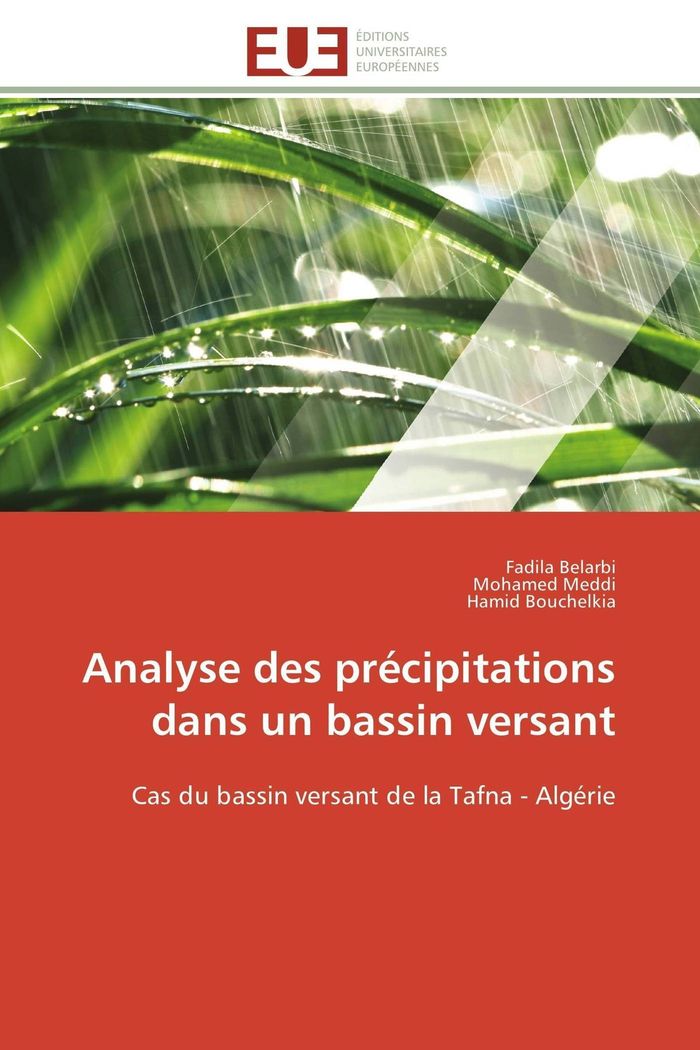 Couverture du livre « ANALYSE DES PRECIPITATIONS DANS UN BASSIN VERSANT » de Collectif, librairie Les Contes Infusés à Corte