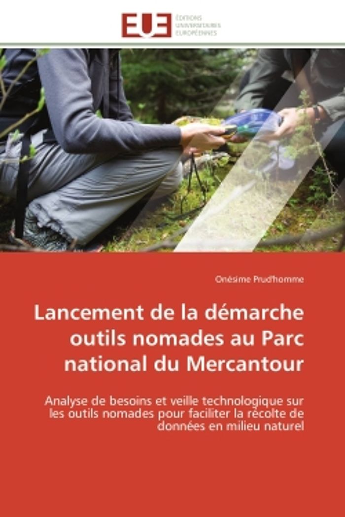 Couverture du livre « LANCEMENT DE LA DEMARCHE OUTILS NOMADES AU PARC NATIONAL DU MERCANTOUR » de Prud'Homme-O, librairie Les Contes Infusés à Corte