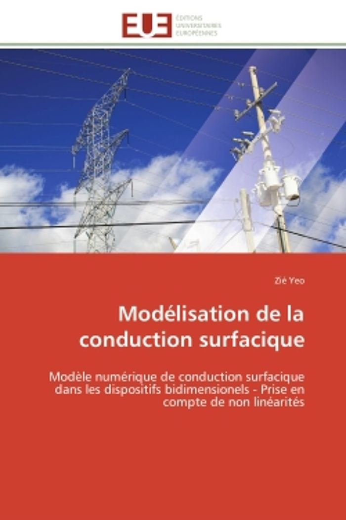 Couverture du livre « MODELISATION DE LA CONDUCTION SURFACIQUE - MODELE NUMERIQUE DE CONDUCTION SURFACIQUE DANS LES DISPOS » de Zie Yeo, librairie Les Contes Infusés à Corte