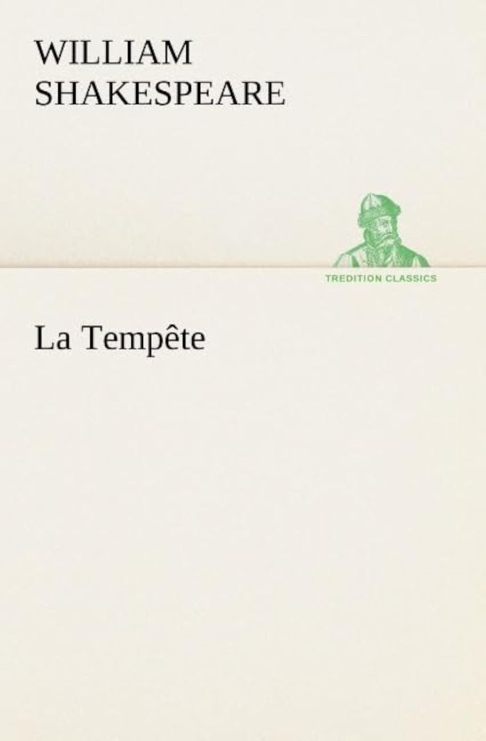 Couverture du livre « LA TEMPETE » de William Shakespeare, librairie Les Contes Infusés à Corte