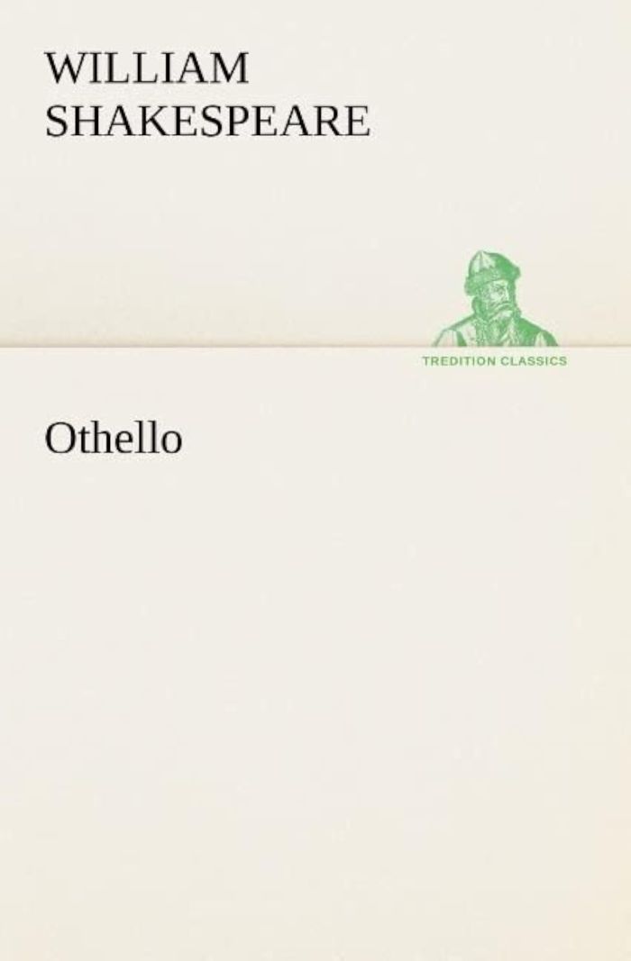 Couverture du livre « OTHELLO » de W Shakespeare, librairie Les Contes Infusés à Corte