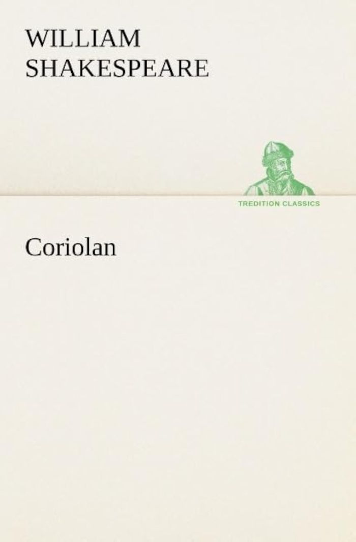 Couverture du livre « CORIOLAN », librairie Les Contes Infusés à Corte