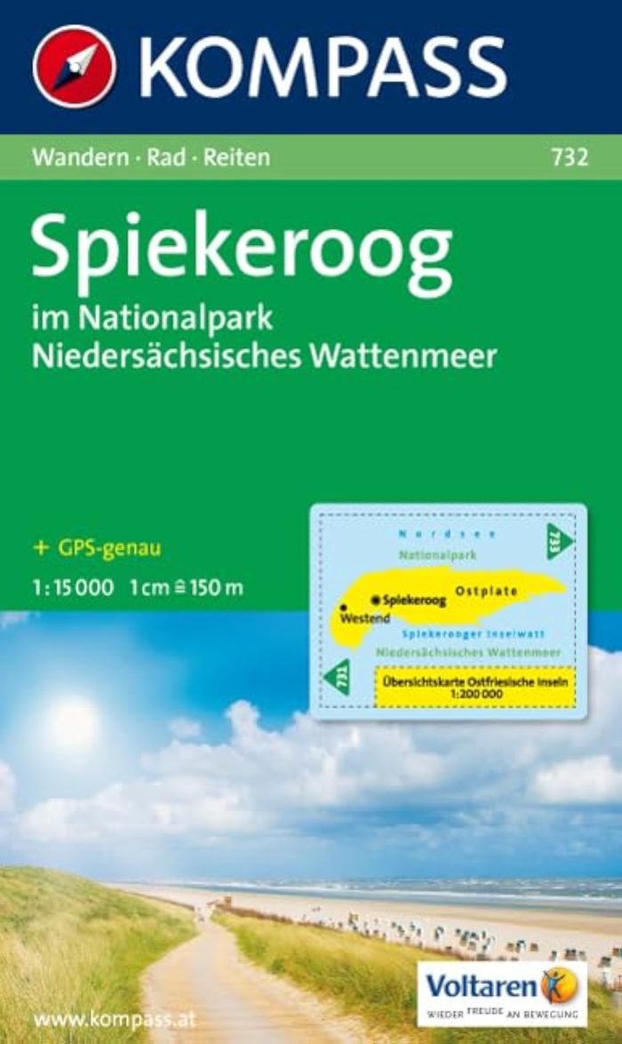 Couverture du livre « 732 SPIEKEROOG IM NP NIEDERSACHS » de Xxx, librairie Les Contes Infusés à Corte