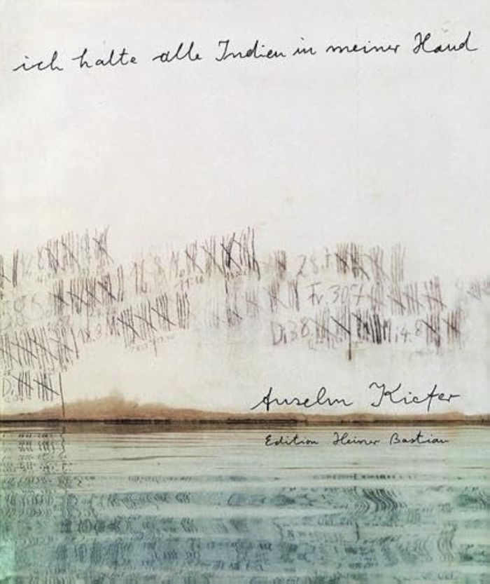 Couverture du livre « ANSELM KIEFER ICH HALTE ALLE INDIEN IN MEINER HAND /ALLEMAND », librairie Les Contes Infusés à Corte