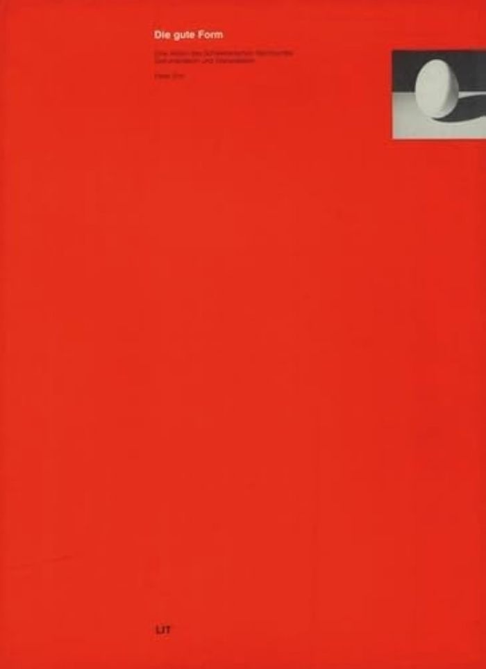 Couverture du livre « DIE GUTE FORM /ALLEMAND » de Peter Erni, librairie Les Contes Infusés à Corte