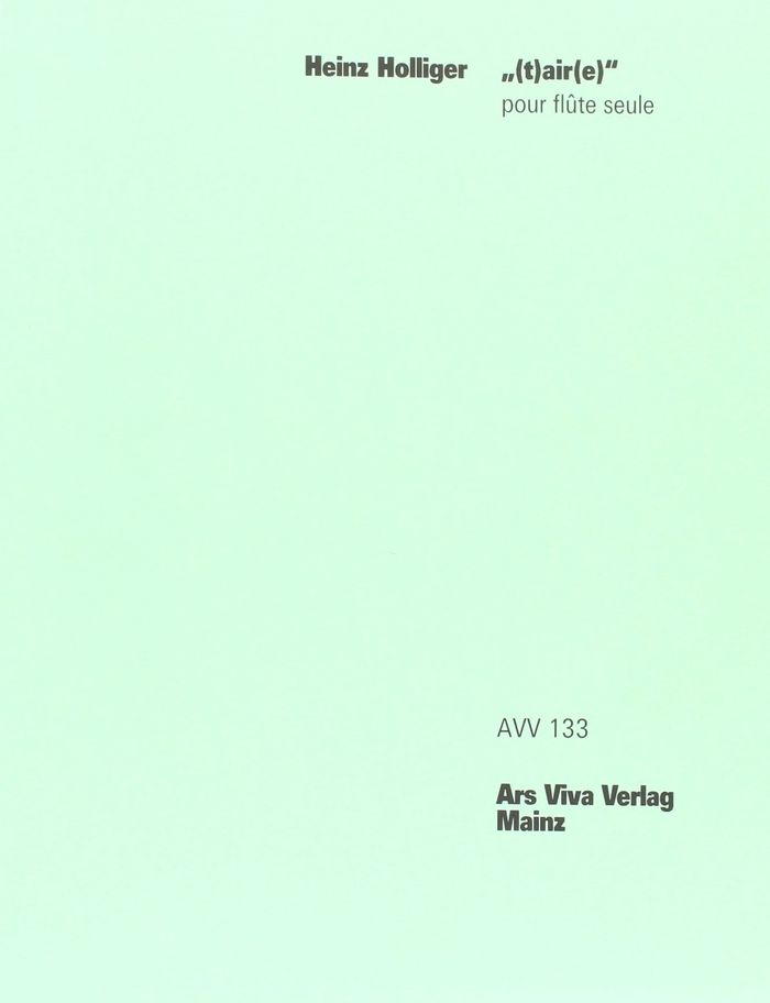 Couverture du livre « "(T)AIR(E)" - FLUTE. », librairie Les Contes Infusés à Corte
