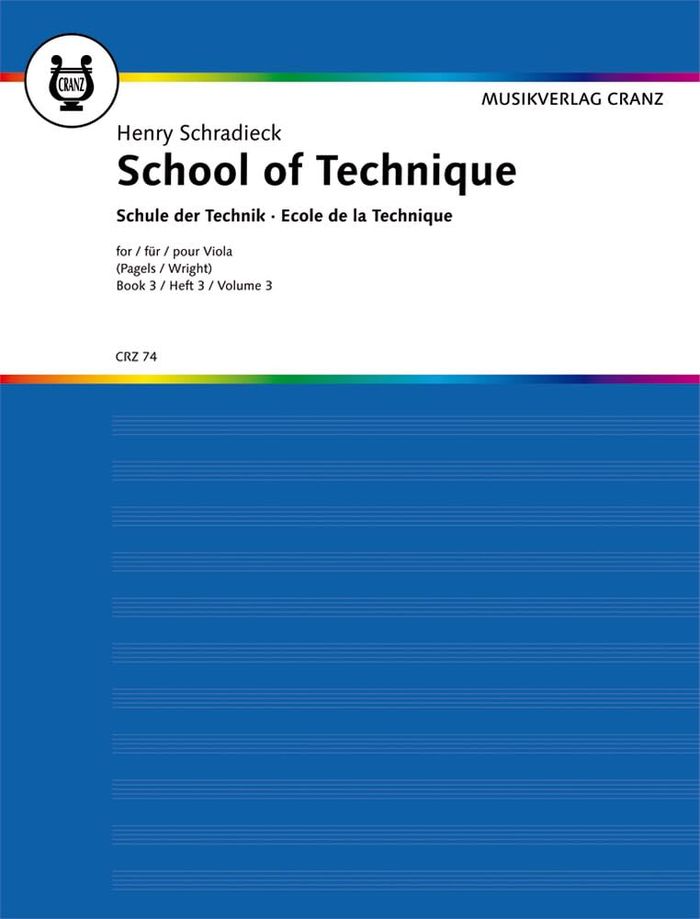 Couverture du livre « ECOLE DE LA TECHNIQUE DU ALTO - UBUNGEN IN VERSCHIEDENEN BOGENFUHRUNGEN. VIOLA. » de Henry Schradieck, librairie Les Contes Infusés à Corte