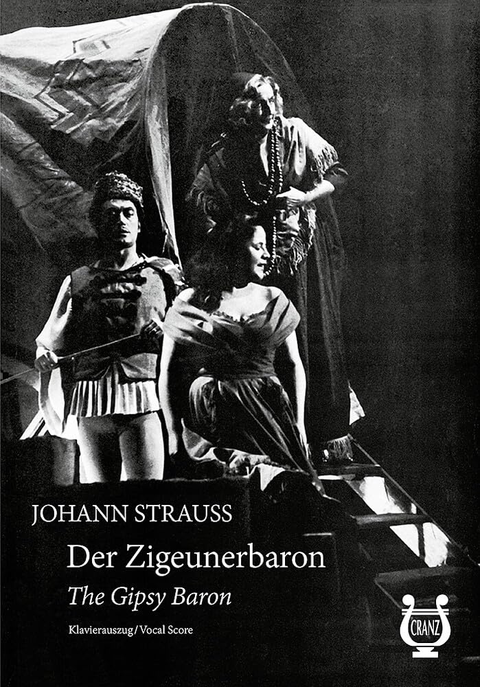 Couverture du livre « LE BARON TZIGANE - COMIC OPERA IN 3 ACTS. REDUCTION POUR PIANO. » de Strauss (fils) Johan, librairie Les Contes Infusés à Corte