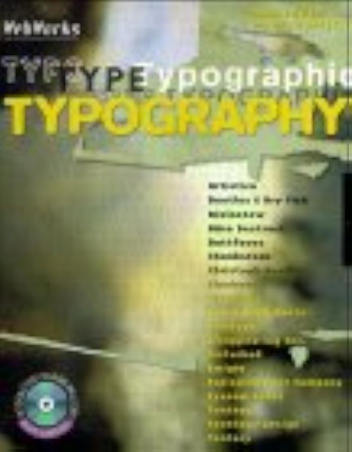 Couverture du livre « TYPOGRAPHY-WEB WORKS (AVEC CD) » de Jason Mills, librairie Les Contes Infusés à Corte