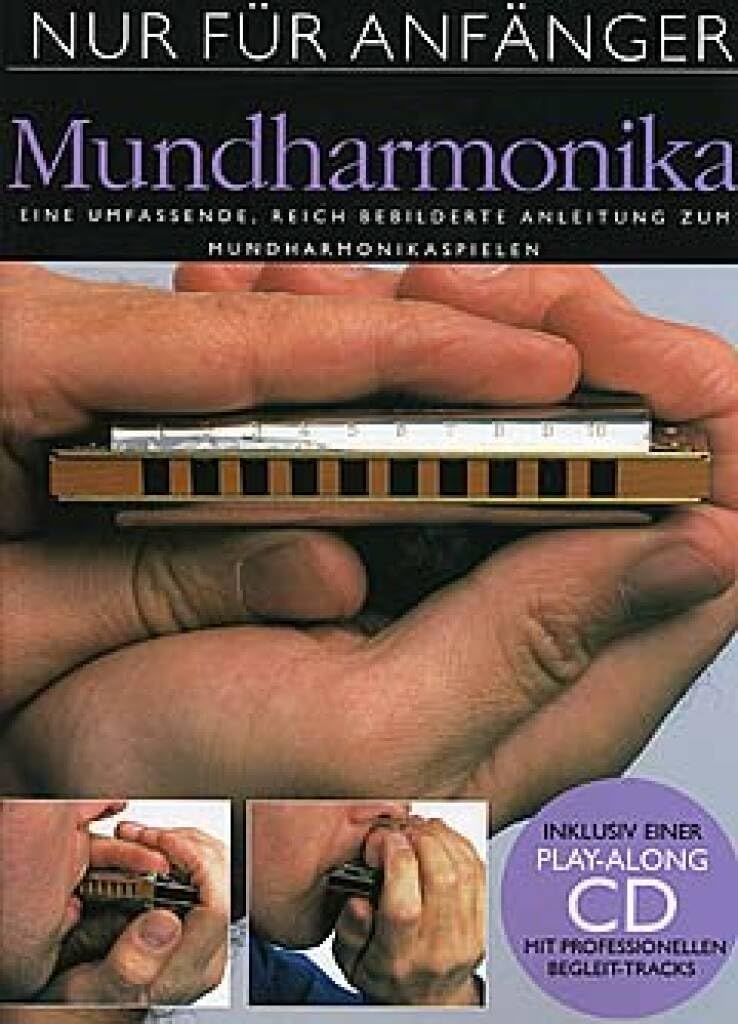 Couverture du livre « NUR FUR ANFANGER: MUNDHARMONIKA +CD » de Auteurs Divers, librairie Les Contes Infusés à Corte