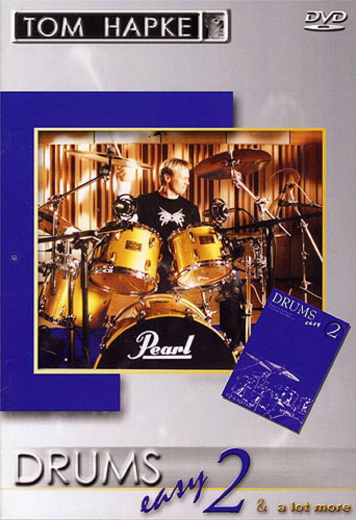 Couverture du livre « TOM HAPKE DRUMS EASY 2 DVD » de Hapke, (artist) Tom, librairie Les Contes Infusés à Corte