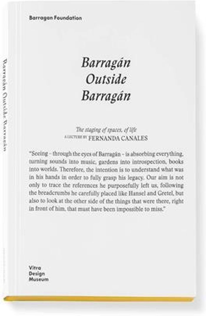 Couverture du livre « BARRAGAN OUTSIDE BARRAGAN /ANGLAIS », librairie Les Contes Infusés à Corte