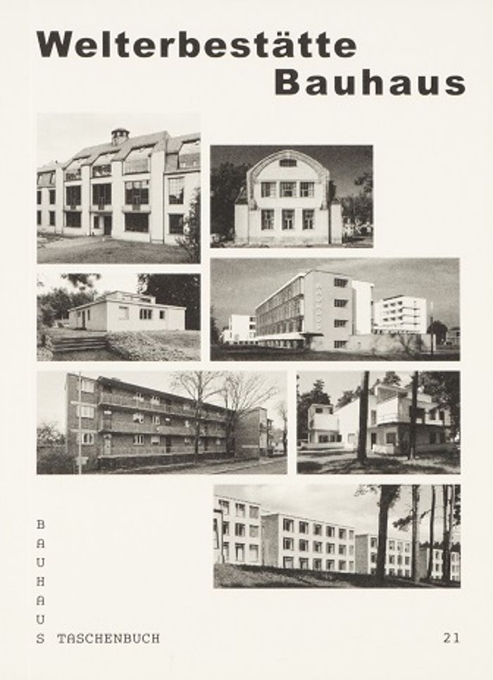 Couverture du livre « BAUHAUS TASCHENBUCH 21 - WELTERBESTATTE BAUHAUS /ALLEMAND » de Xxx, librairie Les Contes Infusés à Corte