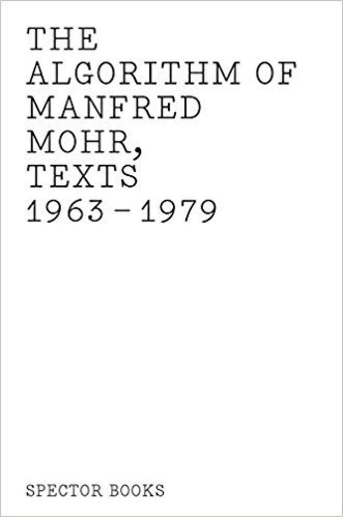 Couverture du livre « THE ALGORITHM OF MANFRED MOHR /ANGLAIS », librairie Les Contes Infusés à Corte