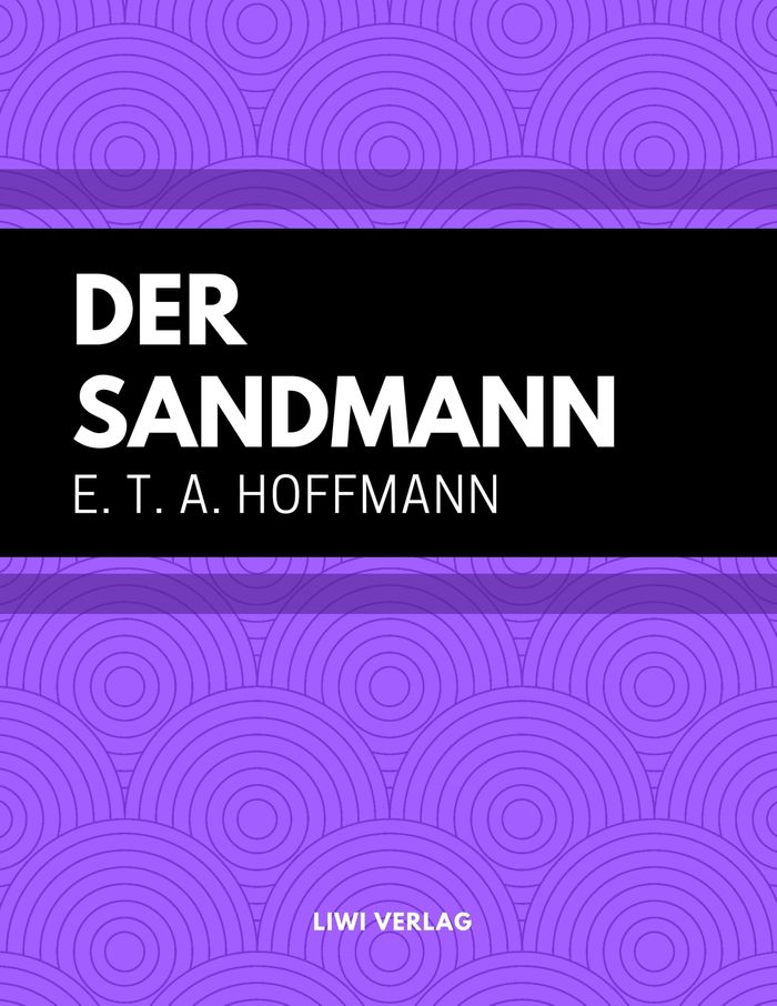 Couverture du livre « DER SANDMANN » de Hoffman E. T. A., librairie Les Contes Infusés à Corte