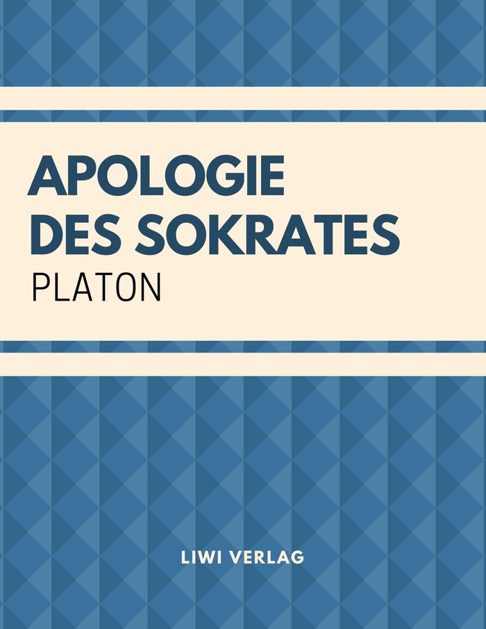 Couverture du livre « APOLOGIE DES SOKRATES » de Platon, librairie Les Contes Infusés à Corte