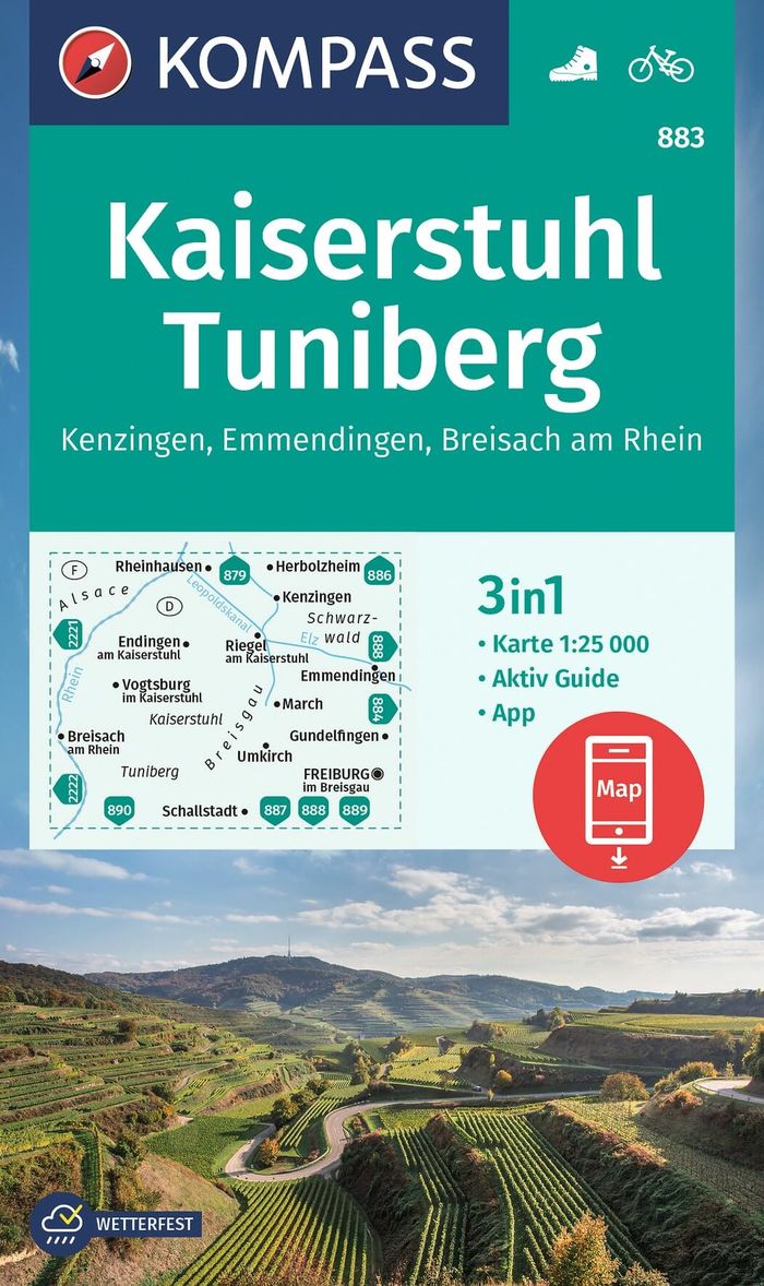 Couverture du livre « 883 KAISERSTUHL TUNIBERG » de Xxx, librairie Les Contes Infusés à Corte