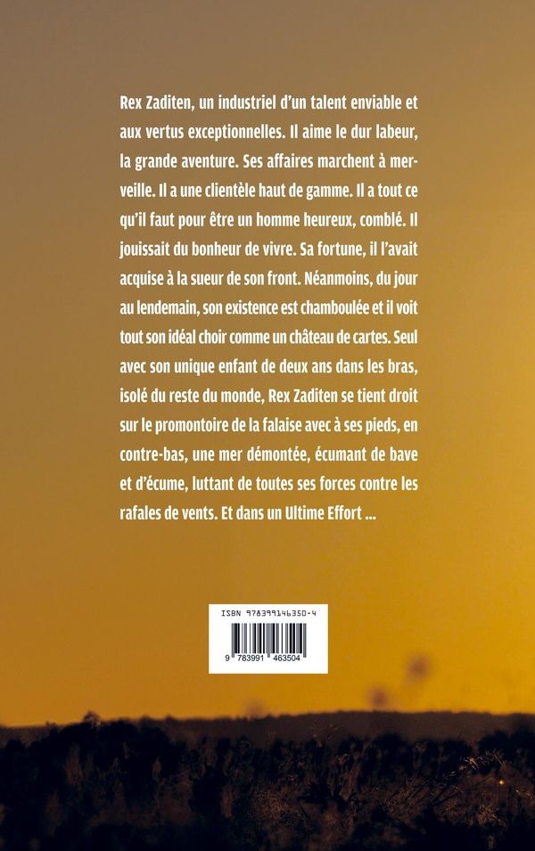 Quatrième de couverture de « ULTIME EFFORT »