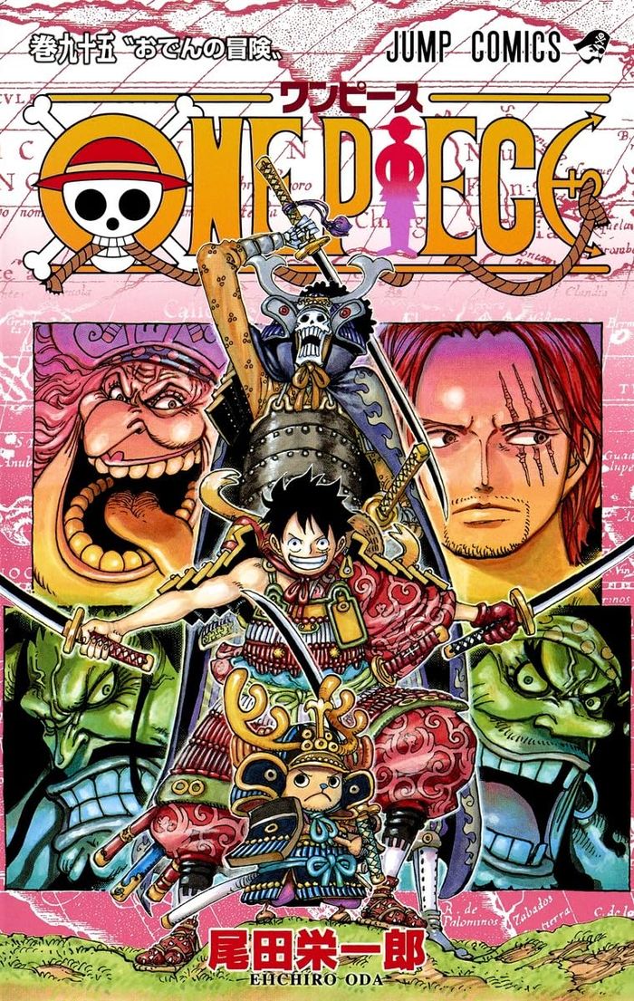 Couverture du livre « ONE PIECE - T95 - ONE PIECE 95 (VO JAPONAIS) » de Eiichiro Oda, librairie Les Contes Infusés à Corte