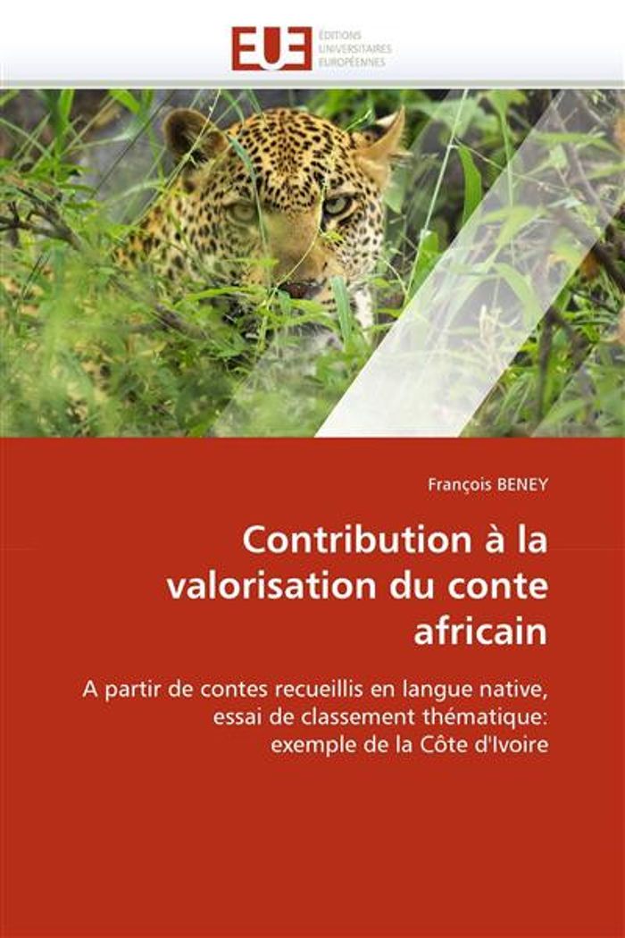 Couverture du livre « CONTRIBUTION A LA VALORISATION DU CONTE AFRICAIN », librairie Les Contes Infusés à Corte