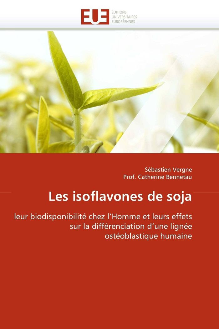 Couverture du livre « LES ISOFLAVONES DE SOJA », librairie Les Contes Infusés à Corte