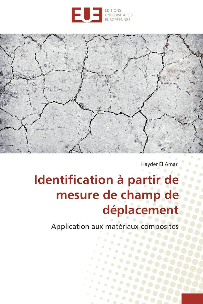 Couverture du livre « IDENTIFICATION A PARTIR DE MESURE DE CHAMP DE DEPLACEMENT », librairie Les Contes Infusés à Corte
