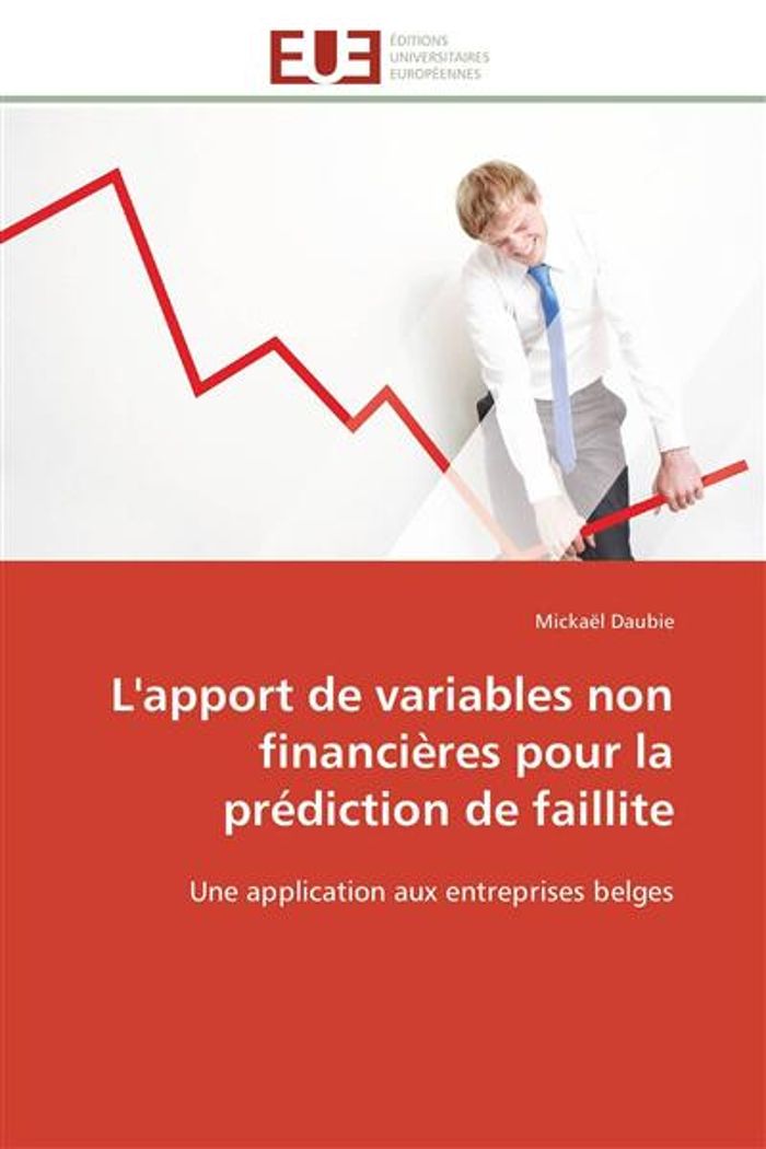 Couverture du livre « L'APPORT DE VARIABLES NON FINANCIERES POUR LA PREDICTION DE FAILLITE » de Daubie-M, librairie Les Contes Infusés à Corte