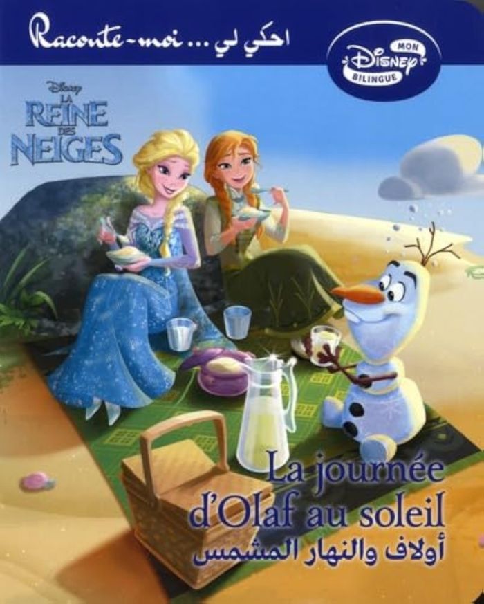 Couverture du livre « LA REINE DES NEIGES LA JOURNEE » de Xxx, librairie Les Contes Infusés à Corte