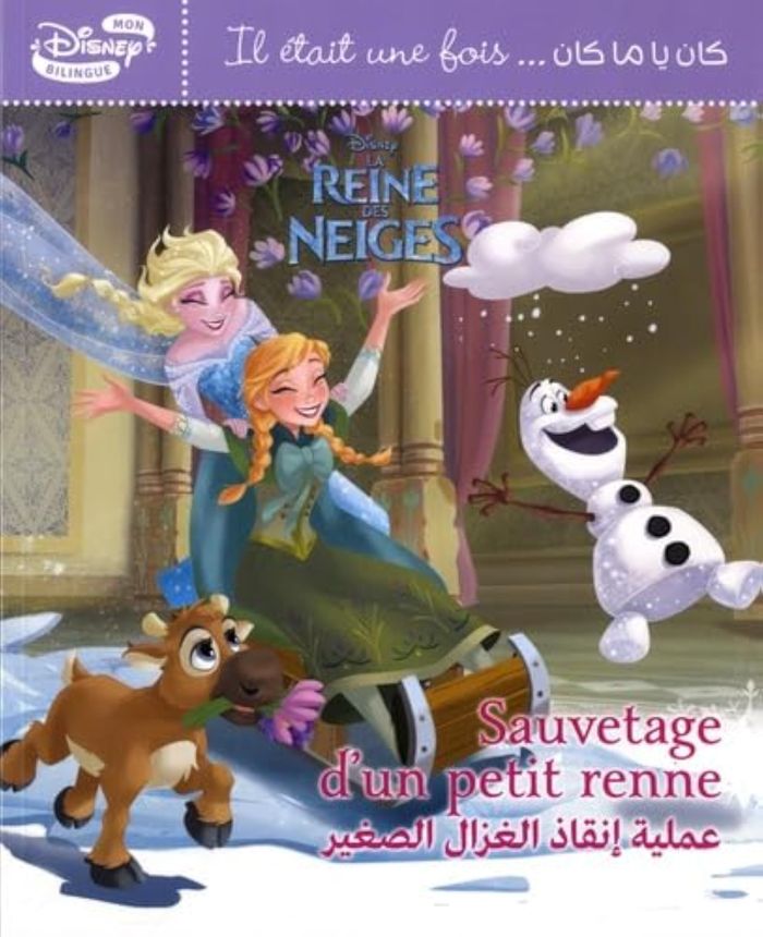 Couverture du livre « LA REINE DES NEIGES SAUVETAGE » de Xxx, librairie Les Contes Infusés à Corte