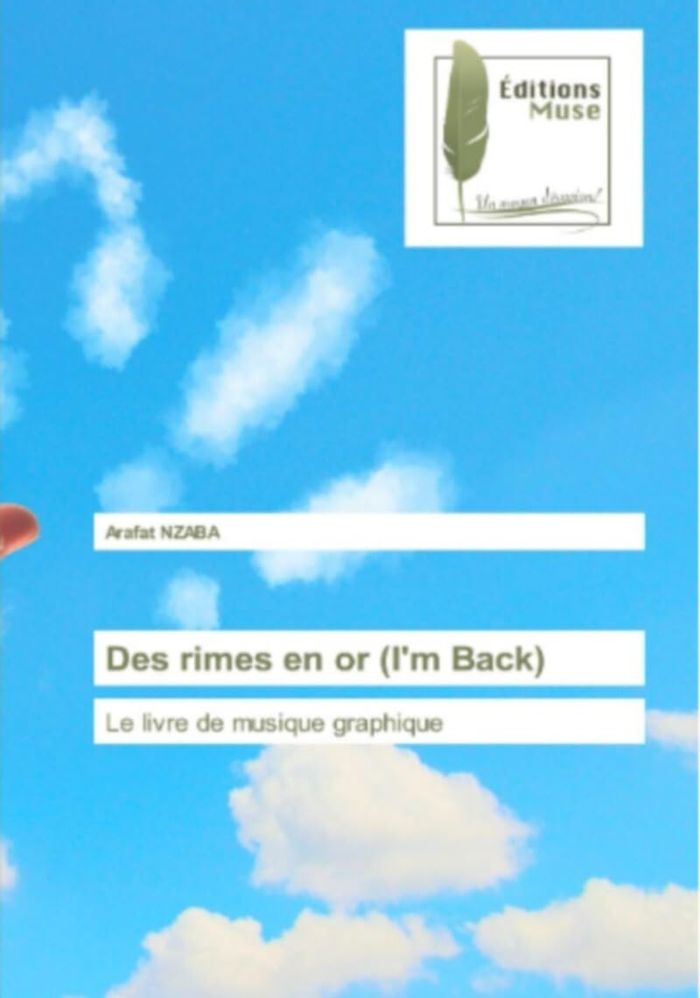 Couverture du livre « DES RIMES EN OR (I'M BACK) - LE LIVRE DE MUSIQUE GRAPHIQUE », librairie Les Contes Infusés à Corte